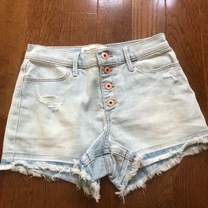girls high waisted shorts